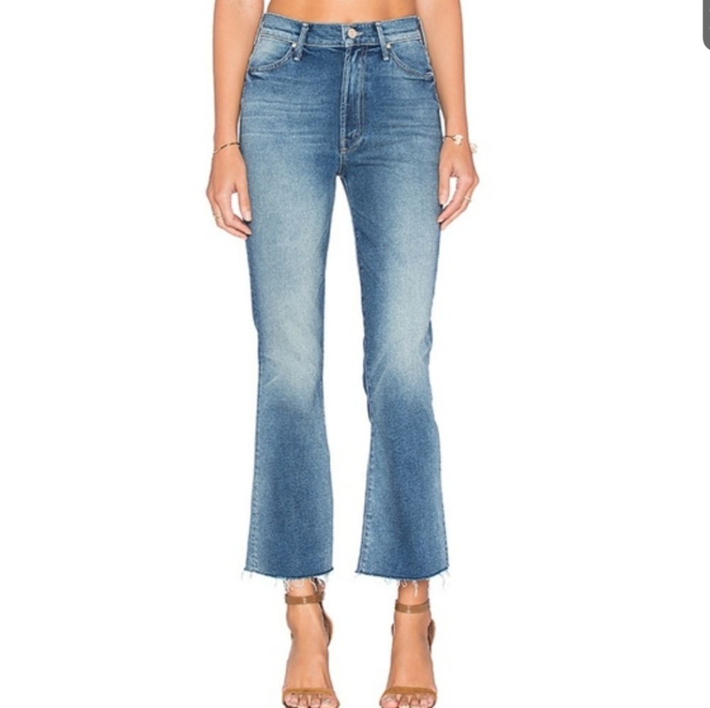 Mother Hustler Ankle Fray Smoke 'Em Color